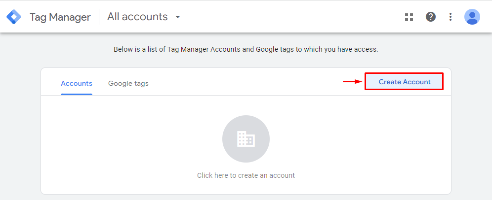 الربط مع Google Tag manager